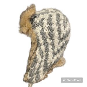 American Eagle Outfitters Trapper Hat Faux Fur AEO Winter OSFA